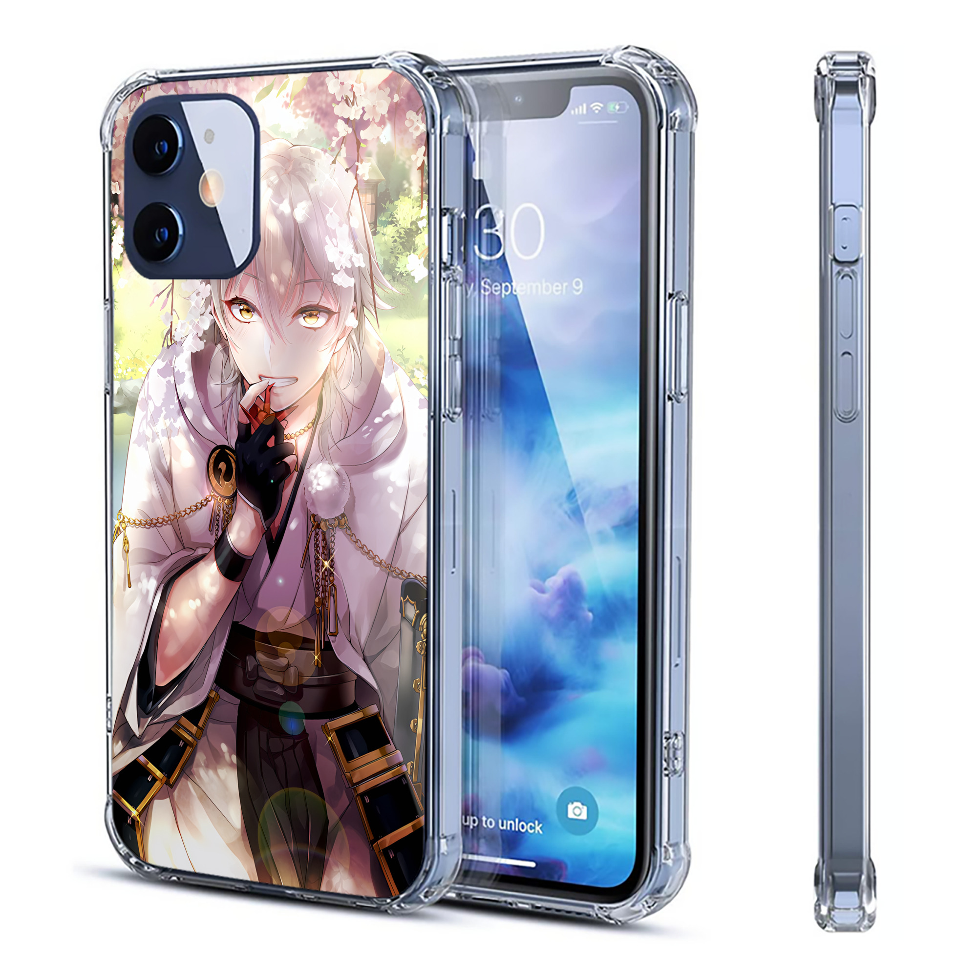 （画像用） 刀剣乱舞 Touken Ranbu 【iPhone 12シリーズ対応】透明スマホケース（クリアソフトケース）